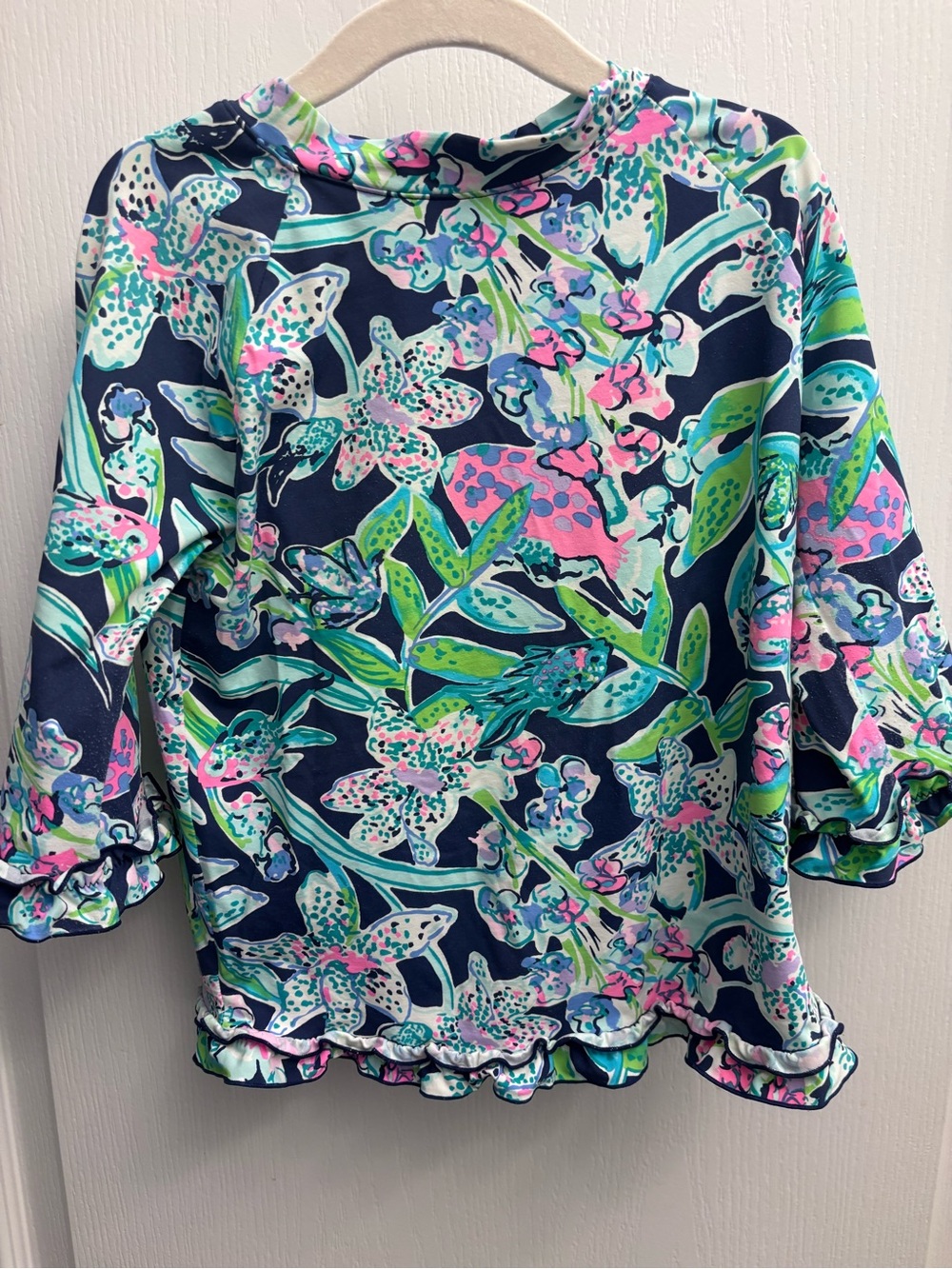 1. Lilly Pulitzer Girls Swim Top
